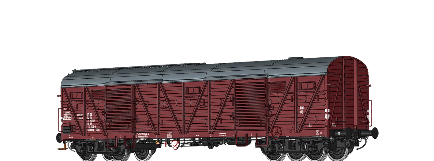 51269 - Gedeckter Güterwagen (GGhmsx) GGhx DR